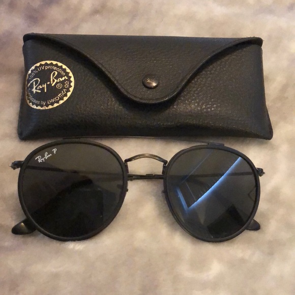 Ray-Ban Accessories - Ray-Ban Polarized Round Double Bridge Sunglasses